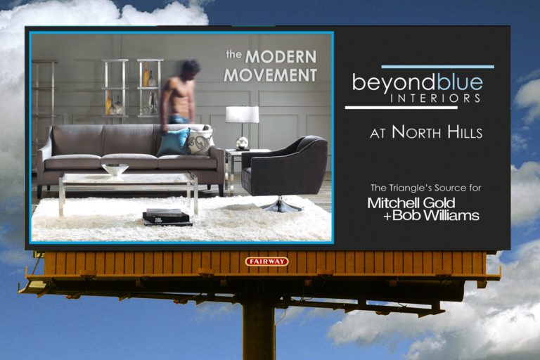 branded graphics for billboard design in Raleigh, NC